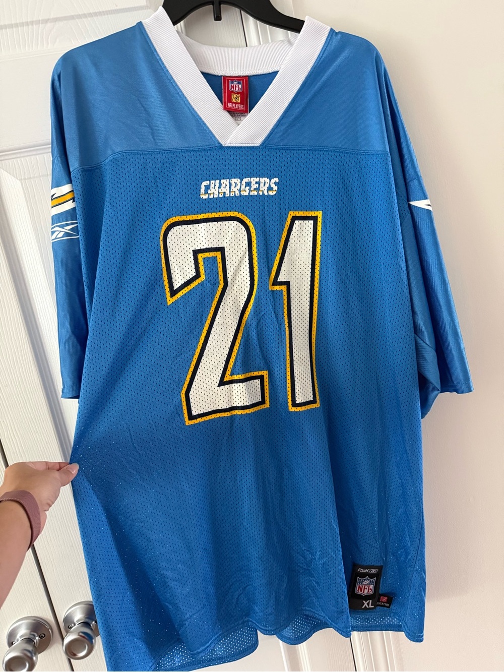 LaDainian Tomlinson Powder Blue Los Angeles Chargers Retired Jersey Reebok